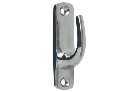 Hallis Plain Metal Curtain Tieback Hook - Nickel