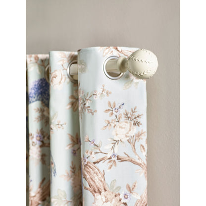 Laura Ashley Swirl 28mm Metal Curtain Pole - Cream