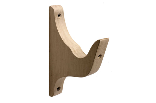 Hallis Modern Country 45mm Wooden Curtain Pole Architrave Bracket - Brushed Cream