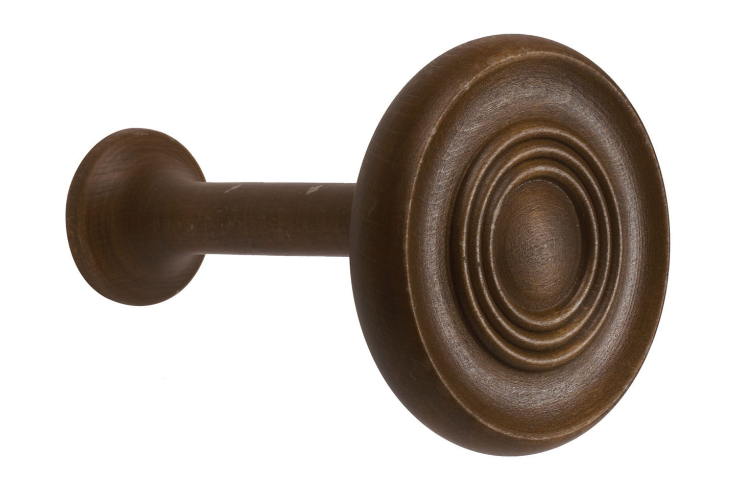 Hallis Modern Country Wooden Curtain Holdback - Dark Oak