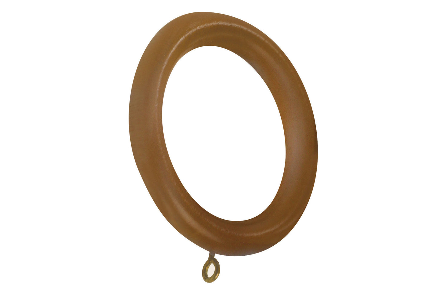 Modern Country 55mm Wooden Curtain Rings (Pack of 6) - Light Oak