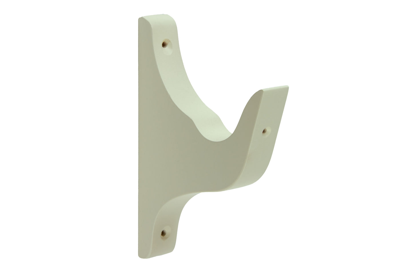 Hallis Modern Country 55mm Wooden Curtain Pole Architrave Bracket - Pearl