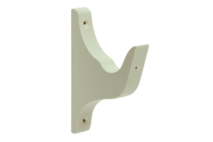 Hallis Modern Country 55mm Wooden Curtain Pole Architrave Bracket - Pearl