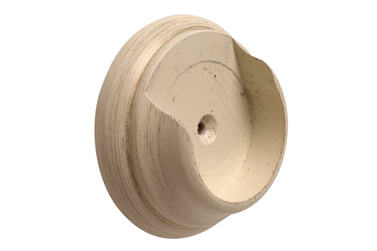 Hallis Modern Country 55mm Wooden Recess Bracket - Brushed Cream