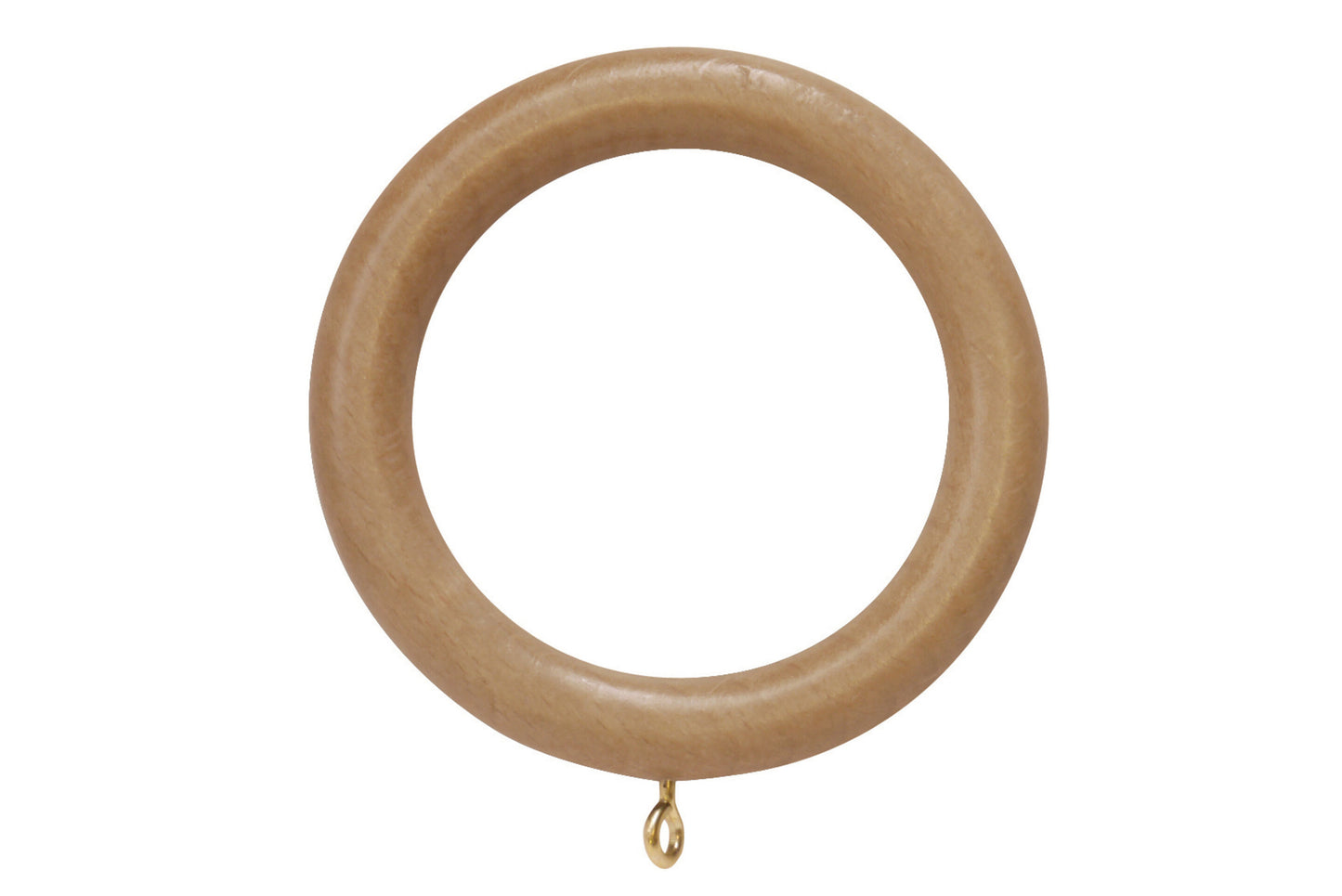 Hallis Woodline 28mm Wooden Curtain Rings (Pack of 4) - Light Oak