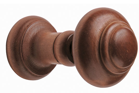 Hallis Woodline Small Wooden Curtain Holdback - Rosewood
