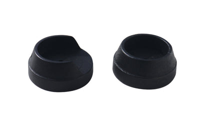 Hallis Woodline 50mm Wooden Recess Brackets (Pair) - Black