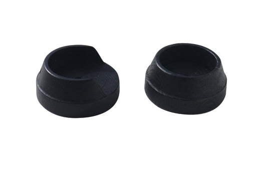 Hallis Woodline 50mm Wooden Recess Brackets (Pair) - Black
