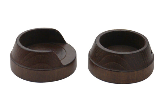 Hallis Woodline 50mm Wooden Recess Brackets (Pair) - Dark Oak