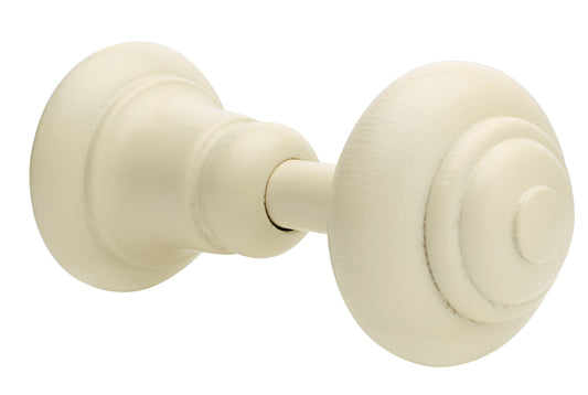 Hallis Woodline Large Wooden Curtain Holdback - Cream