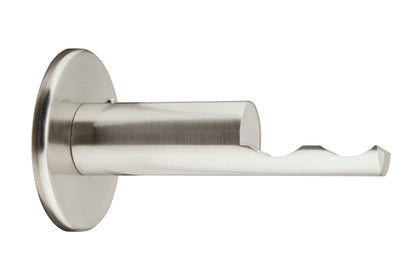 Hallis Neo 28mm Metal Curtain Pole Passing Bracket - Stainless Steel