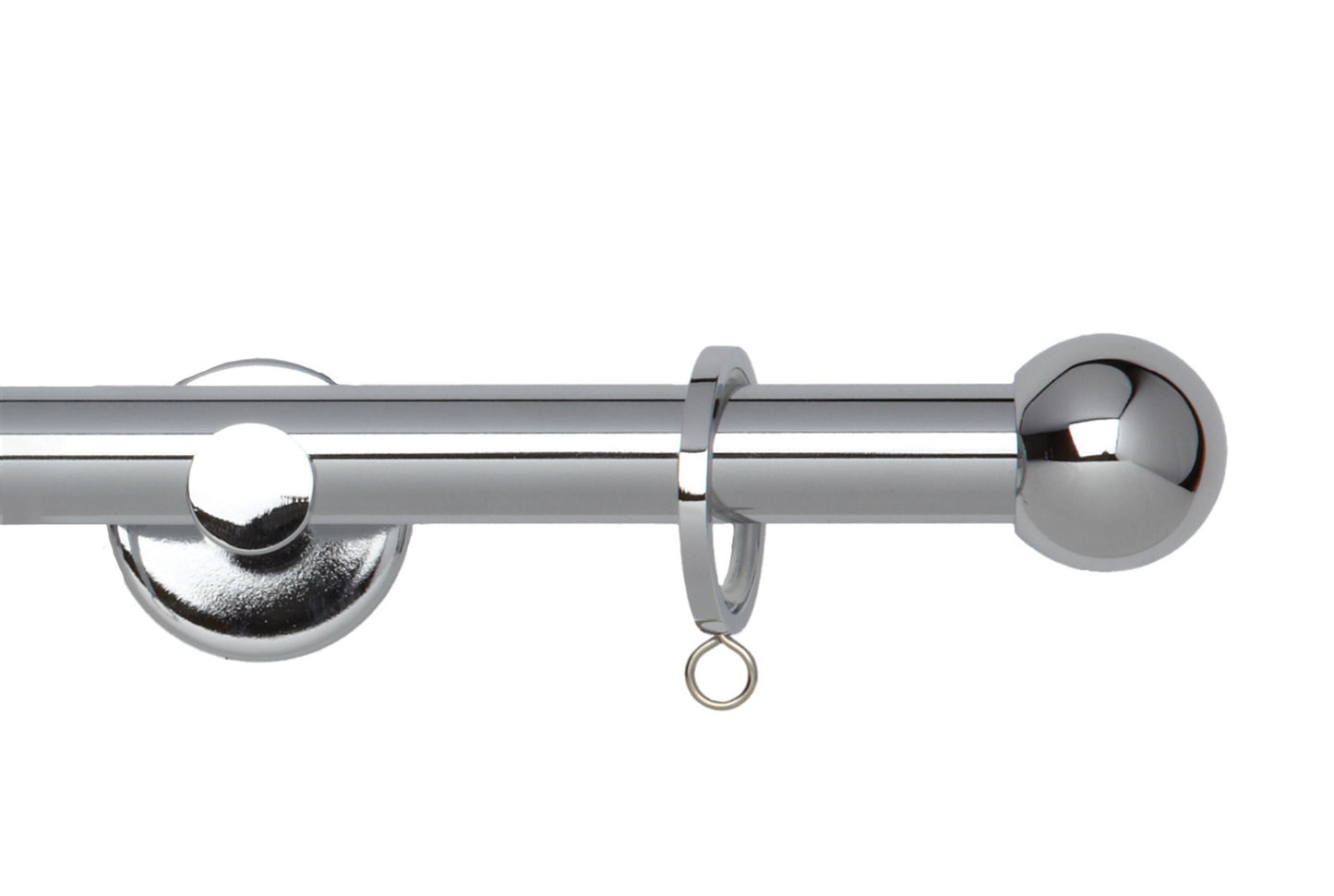 Hallis Neo Ball 19mm Metal Curtain Pole - Chrome