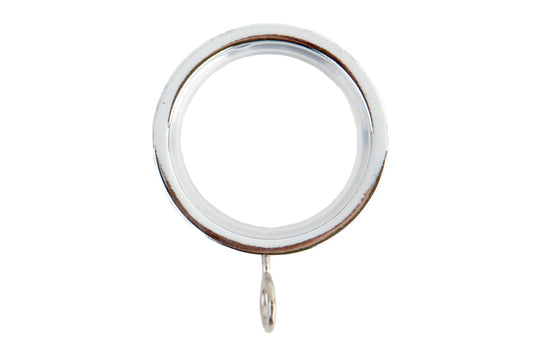 Neo 19mm Metal Curtain Rings (Pack of 6) - Chrome