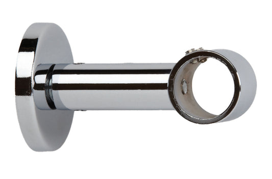 Hallis Neo 19mm Metal Curtain Pole Ceiling Bracket - Chrome