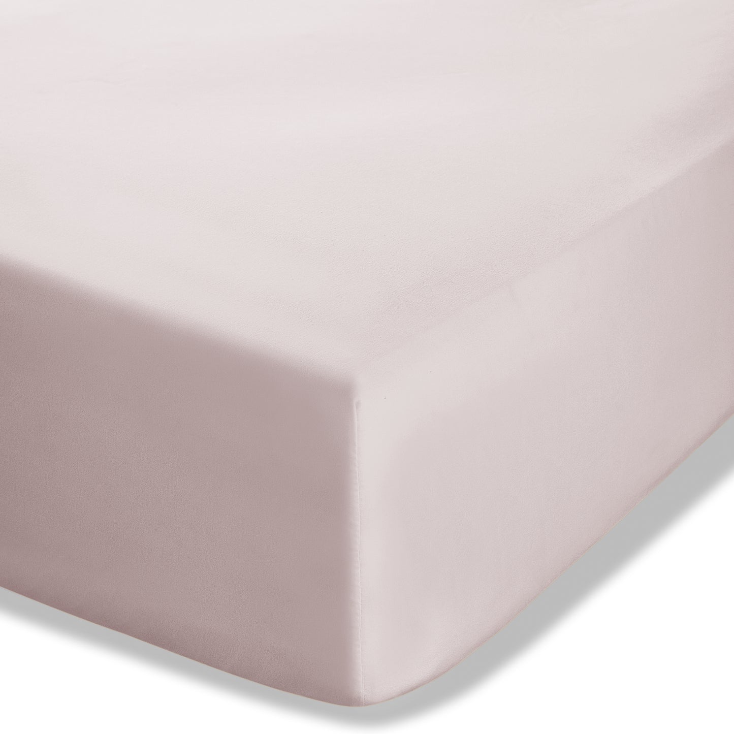 Catherine Lansfield Easy Iron Percale Fitted Sheet - Blush
