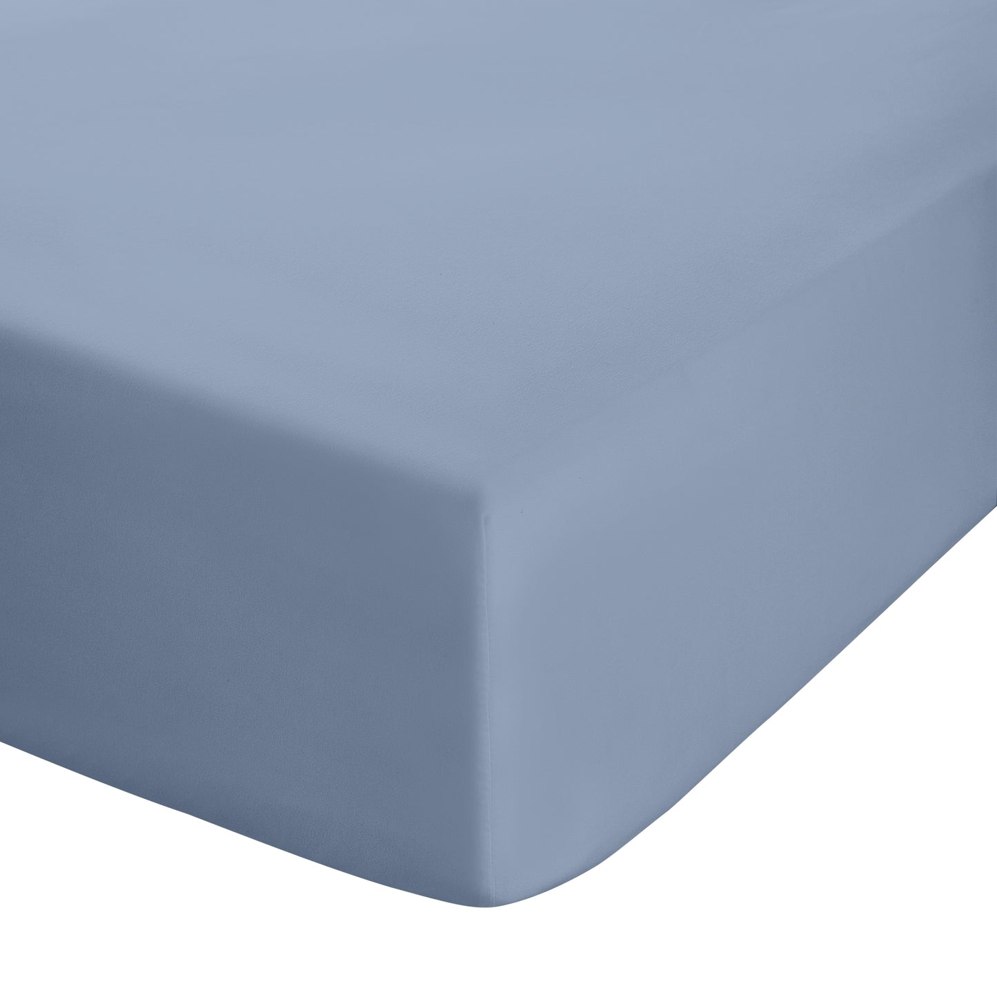 Catherine Lansfield Easy Iron Percale Fitted Sheet - Lansfield Blue