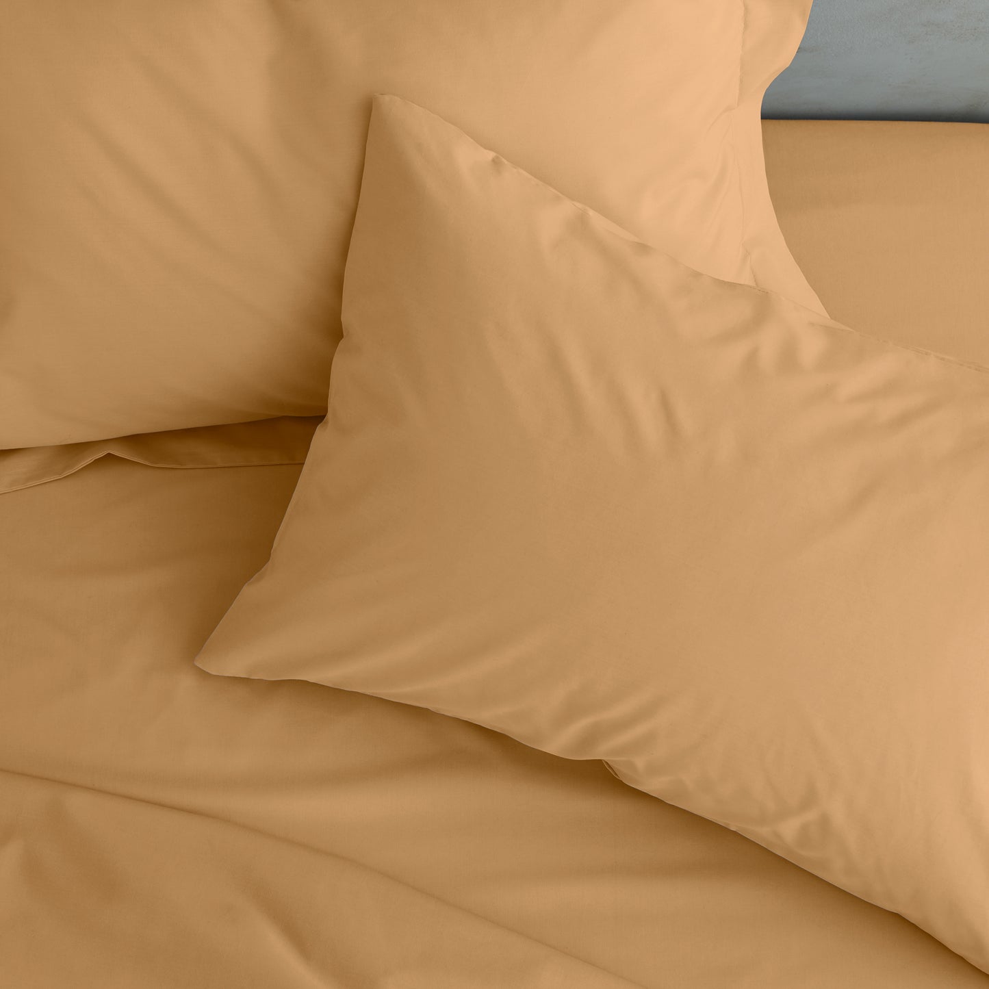Catherine Lansfield Easy Iron Percale Fitted Sheet - Caramel