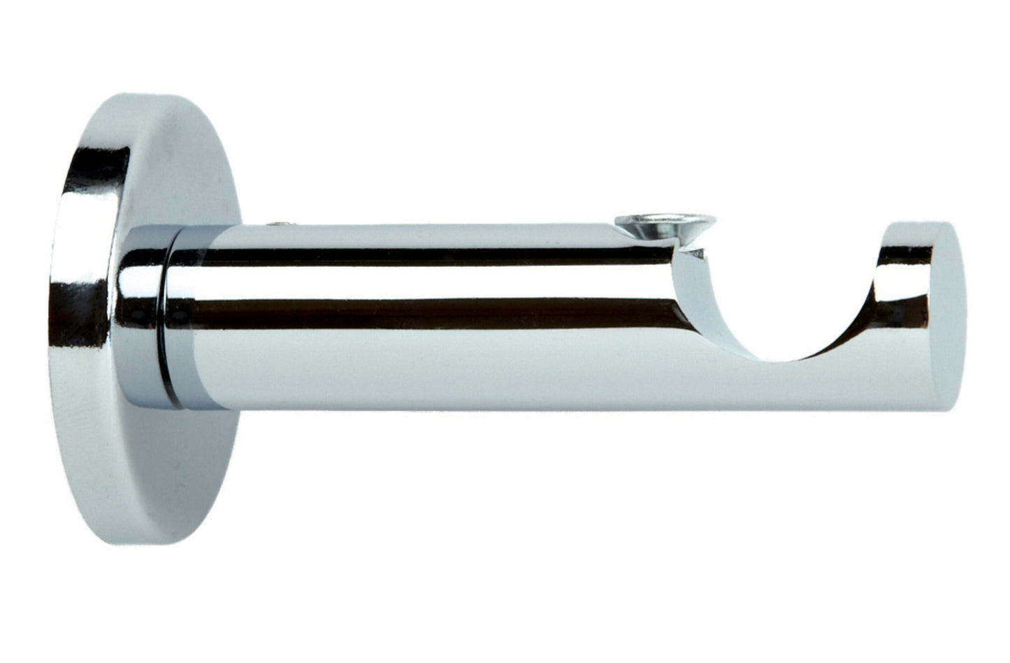 Hallis Neo 28mm Metal Curtain Pole Cylinder Bracket - Chrome