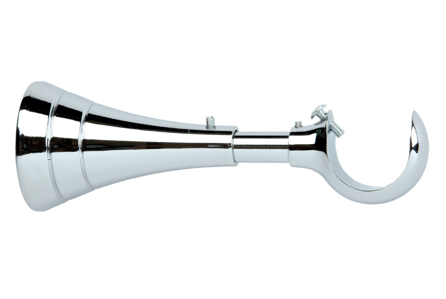 Hallis Neo 28mm Extendable Metal Curtain Pole Bracket - Chrome