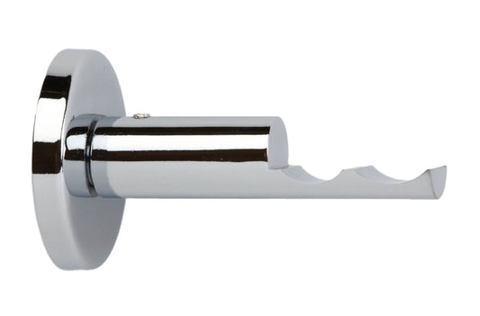 Hallis Neo 28mm Metal Curtain Pole Passing Bracket - Chrome