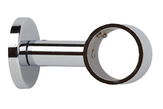 Hallis Neo 28mm Metal Curtain Pole Ceiling Bracket - Chrome