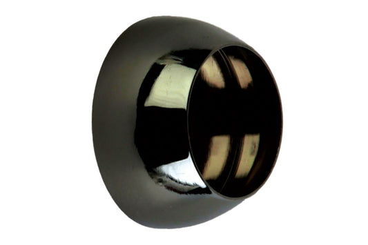Hallis Neo 28mm Metal Curtain Pole Recess Brackets (Pair) - Black Nickel