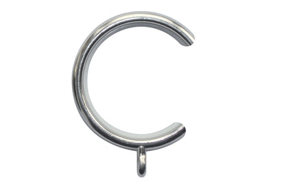 Neo 35mm Metal Curtain Passing Rings (Pack of 6) - Stainless Steel
