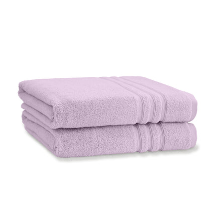 Catherine Lansfield Zero Twist Bath Towels - Lilac