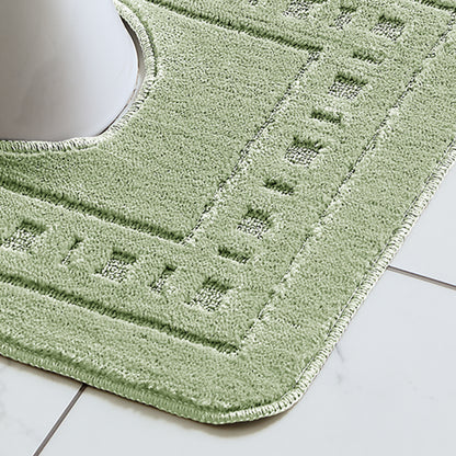 Catherine Lansfield Armoni Bath Mat and Pedestal Set - Sage Green