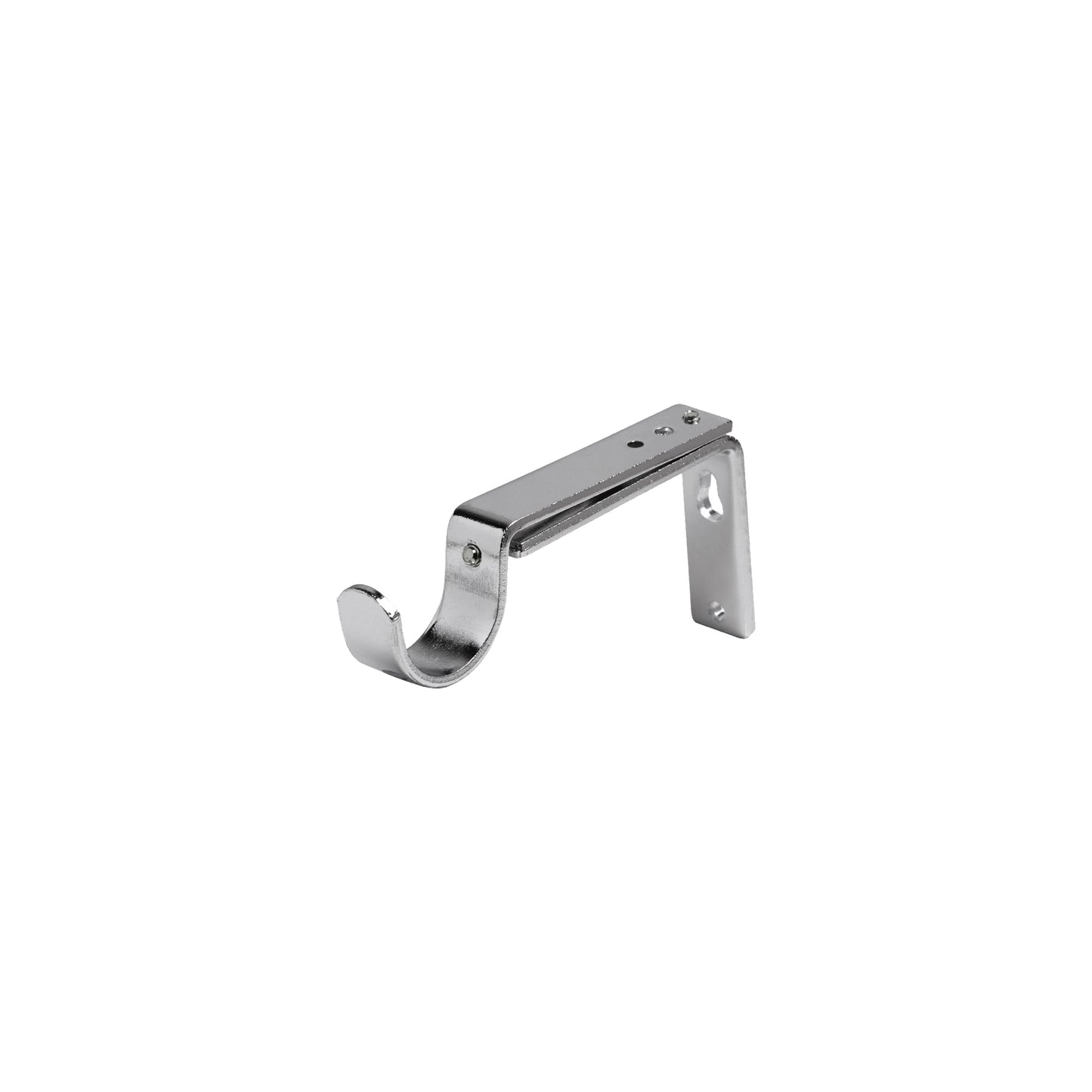Speedy Pristine Stud 25/28mm Extendable Metal Curtain Pole - Chrome