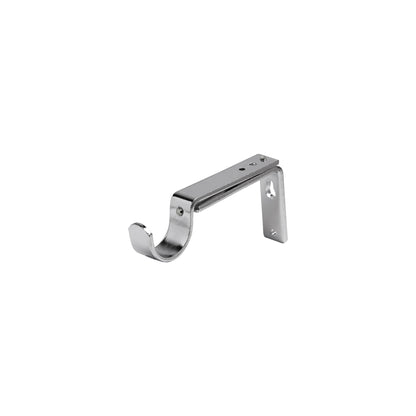 Speedy Pristine Stud 25/28mm Extendable Metal Curtain Pole - Chrome