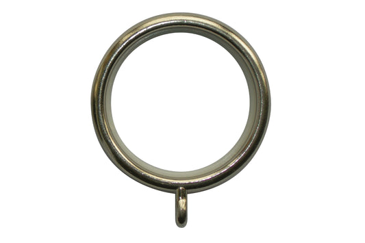 Neo 35mm Metal Curtain Rings (Pack of 6) - Spun Brass