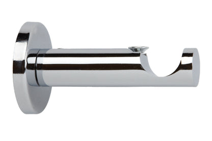 Hallis Neo 35mm Metal Curtain Pole Cylinder Bracket - Chrome