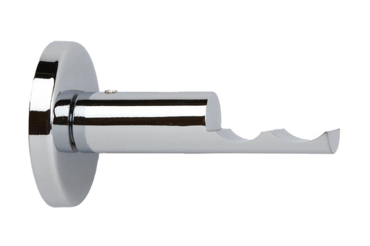Hallis Neo 35mm Metal Curtain Pole Passing Bracket - Chrome