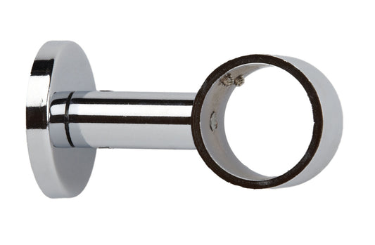 Hallis Neo 35mm Metal Curtain Pole Ceiling Bracket - Chrome