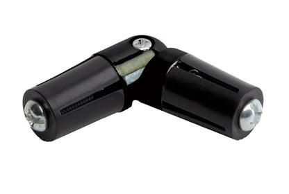 Hallis Neo 35mm Metal Curtain Pole Corner Joint - Black Nickel