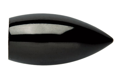 Hallis Neo 35mm Bullet Metal Curtain Pole Finials (Pair) - Black Nickel