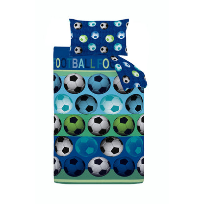 Catherine Lansfield Football Duvet Cover Set - Blue