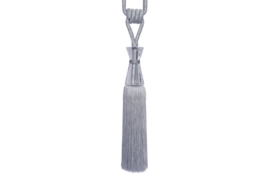 Hallis Pinot Tassel Tieback - Silver Grey