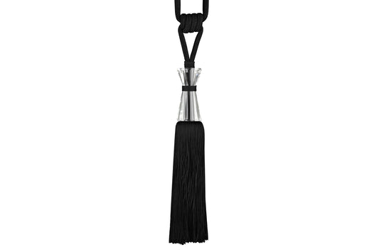 Hallis Pinot Tassel Tieback - Black