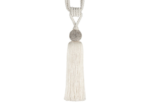 Hallis Ritz Small Tassel Tieback - Natural
