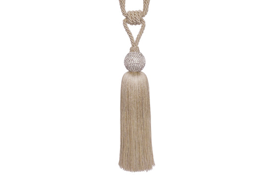 Hallis Ritz Small Tassel Tieback - Vanilla