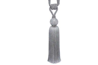Hallis Ritz Small Tassel Tieback - Platinum