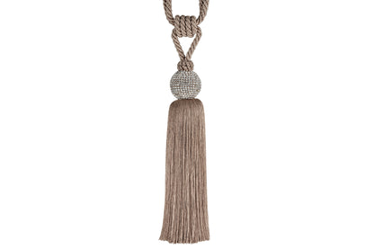 Hallis Ritz Small Tassel Tieback - Taupe