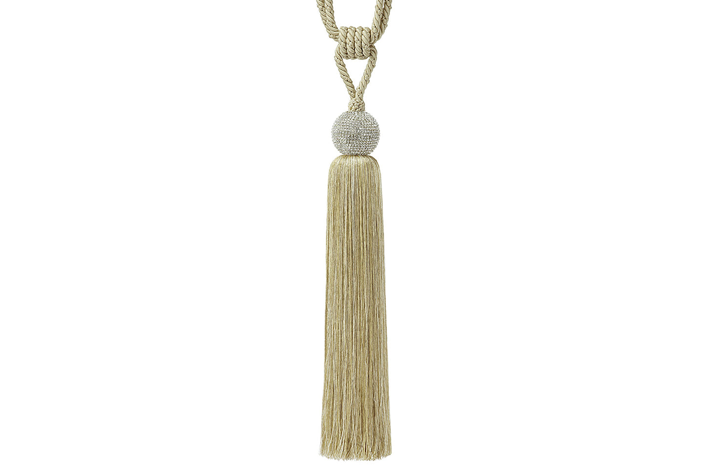 Hallis Ritz Large Tassel Tieback - Vanilla