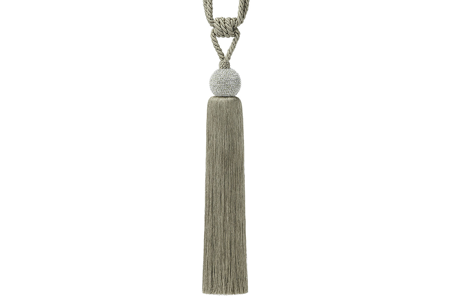Hallis Ritz Large Tassel Tieback - Taupe