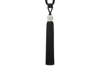 Hallis Ritz Large Tassel Tieback - Black