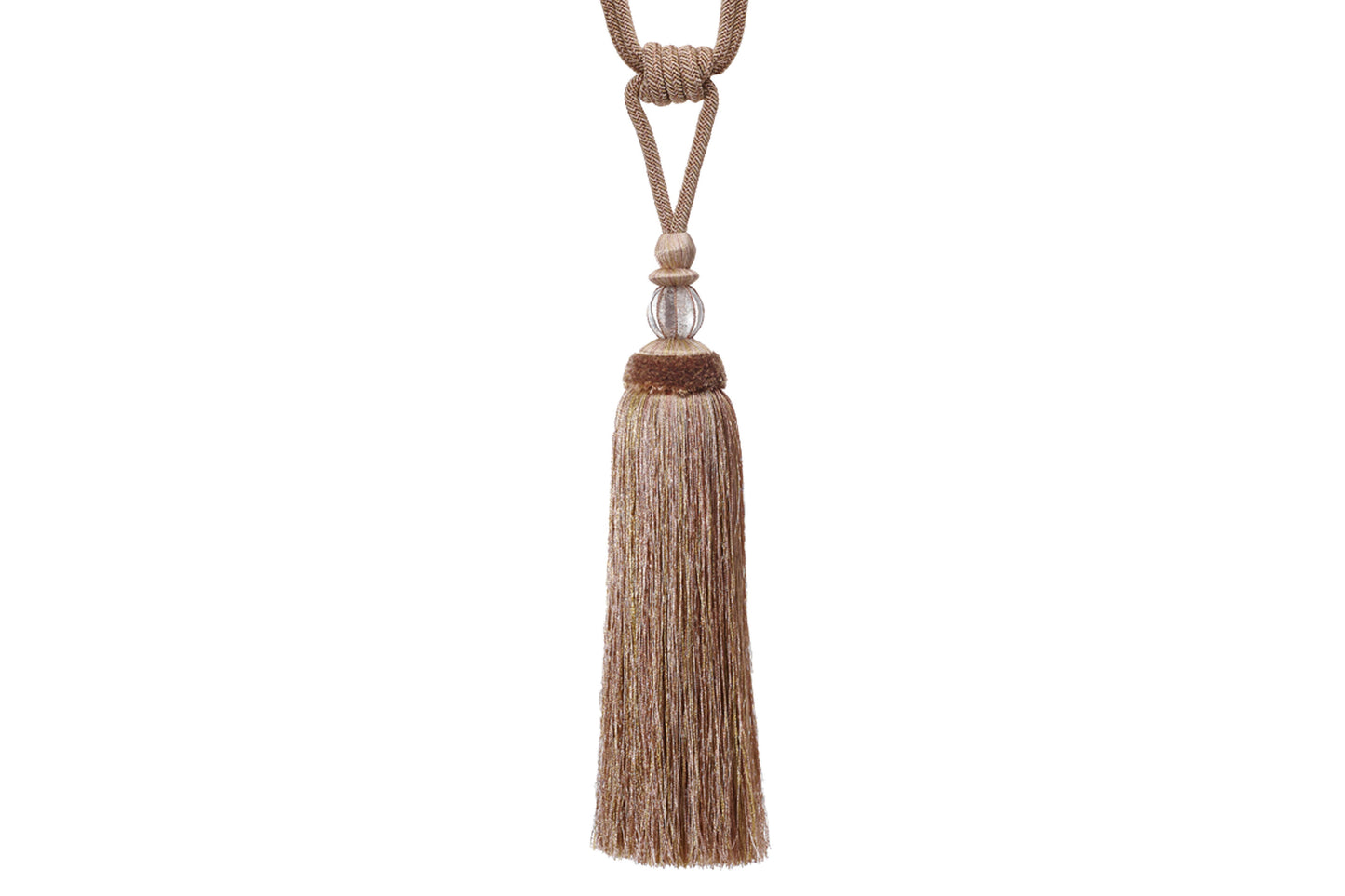 Hallis Radiance Tassel Tieback - Rose Gold