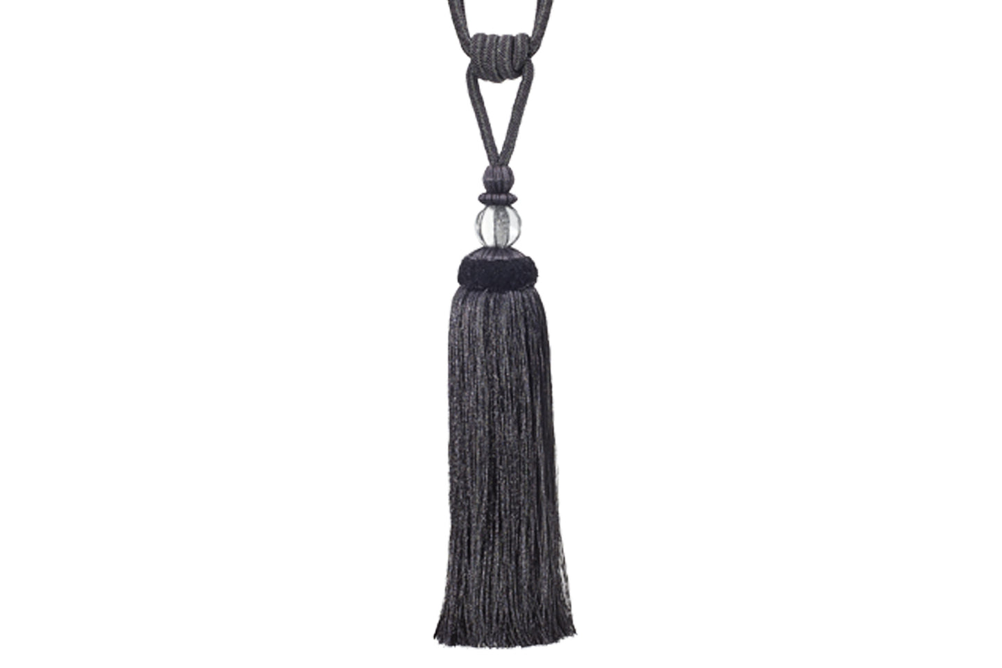 Hallis Radiance Tassel Tieback - Pewter