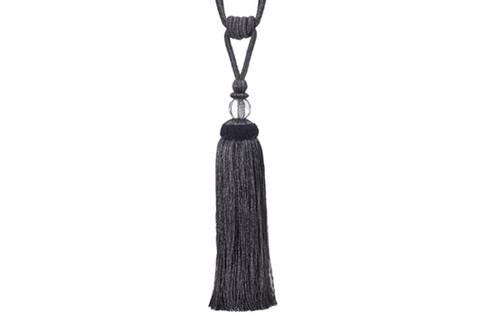 Hallis Radiance Tassel Tieback - Pewter